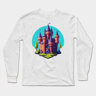 Cute Castle Long Sleeve T-Shirt